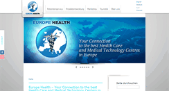 Desktop Screenshot of europehealth.com